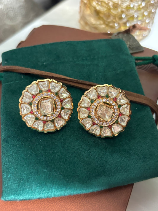 FMC1212 - 22 Carat Gold Plated Stud Earrings