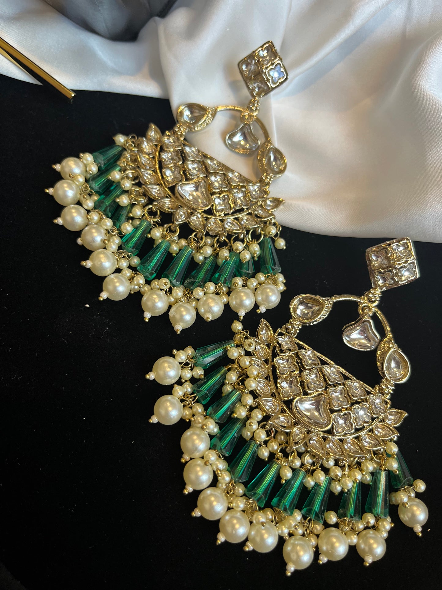 FMC129 - Kundan Earrings - $8 OFF