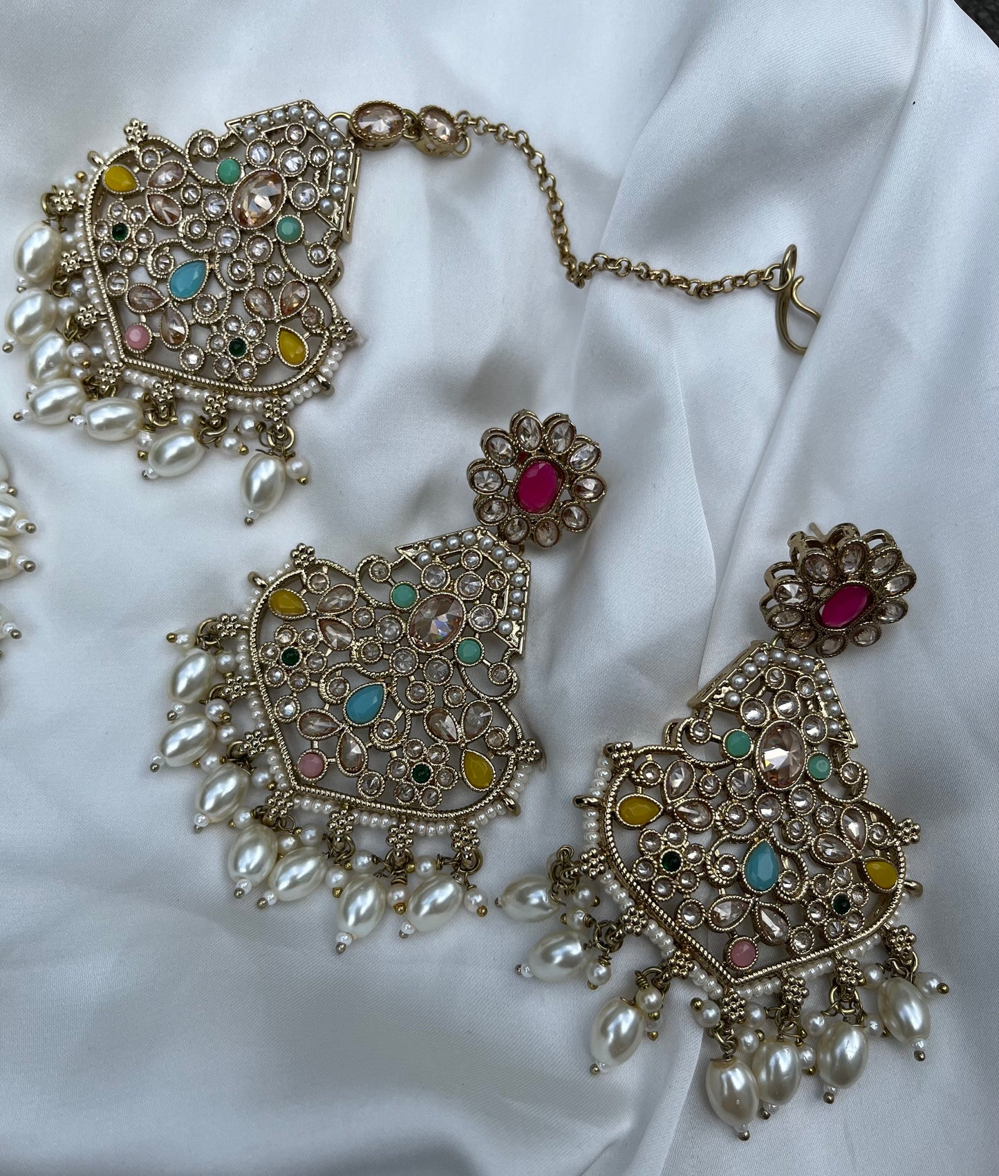 FMC411- Polki Necklace Set