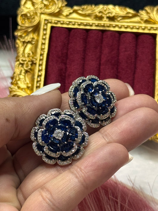 FMC1122 - WGP 3D Floral Stud Earrings