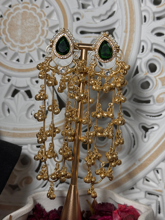 FMC979 - Brass (Kashmiri) Earrings
