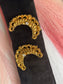 FMC865 - Antique Gold Plated Hair Clips