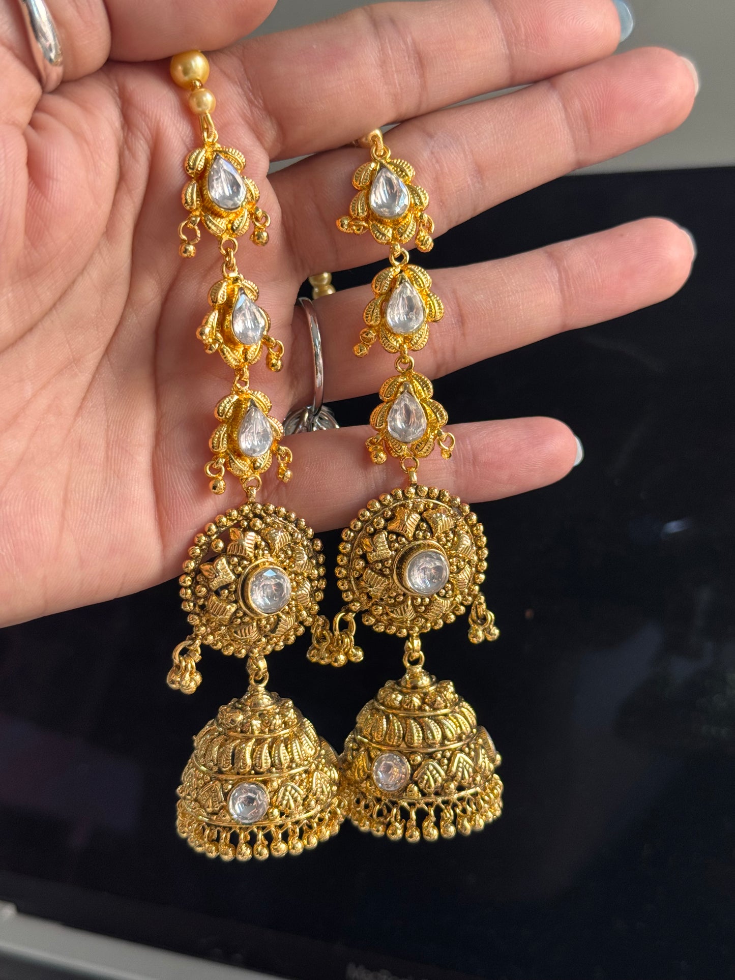 FMC2312 - 2 Gram Gold Plated Jhumki