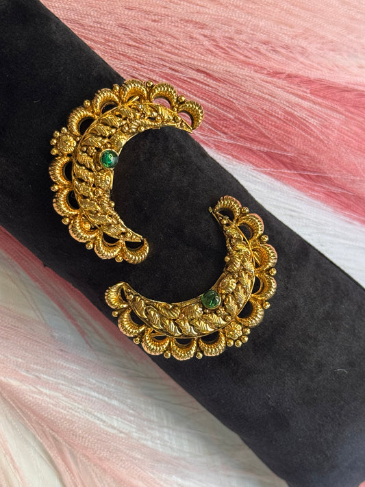 FMC865 - Antique Gold Plated Hair Clips