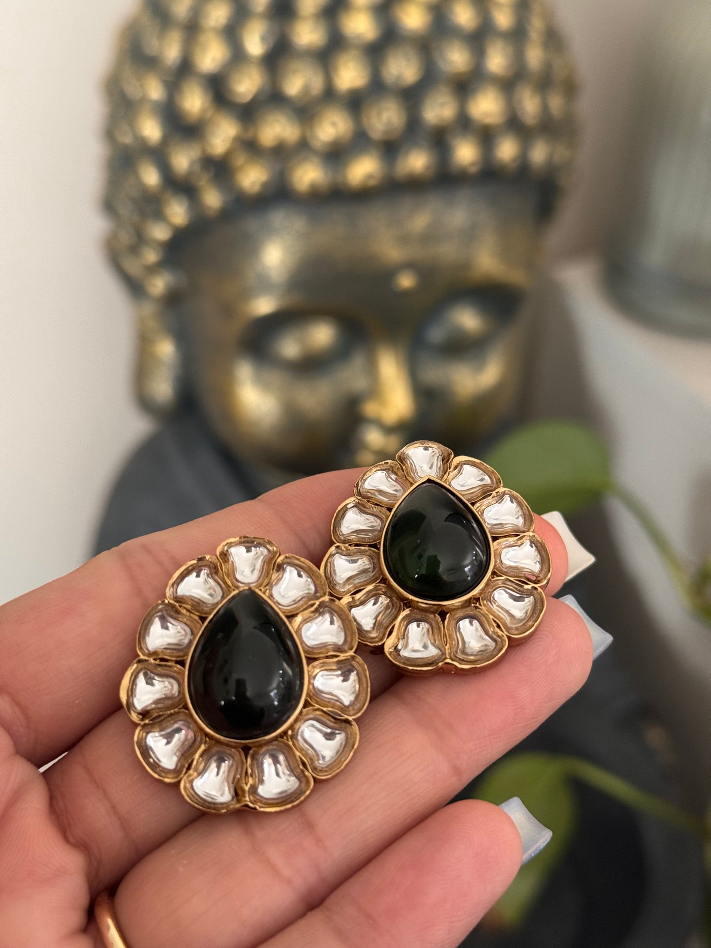 FMC151 - Kundan Stud Earrings