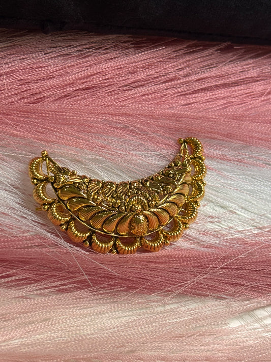 FMC964 - Antique Gold Plated Hair Clip