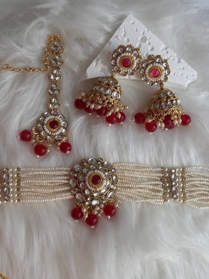 FMC425 - Kundan Chokar Necklace