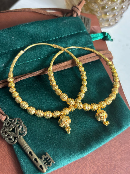 FMC9000 - Gold Plated  Traditional Hoops