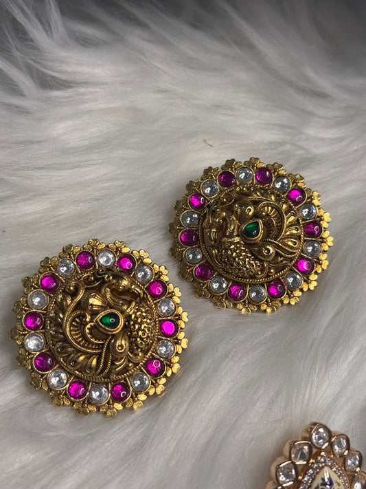 FMC1084 - Pachi Kundan Stud Earrings