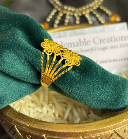 FMC1904 - Gold Plated Ring
