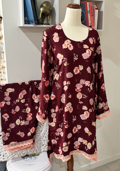 Tabby Silk Stylish Cord Set