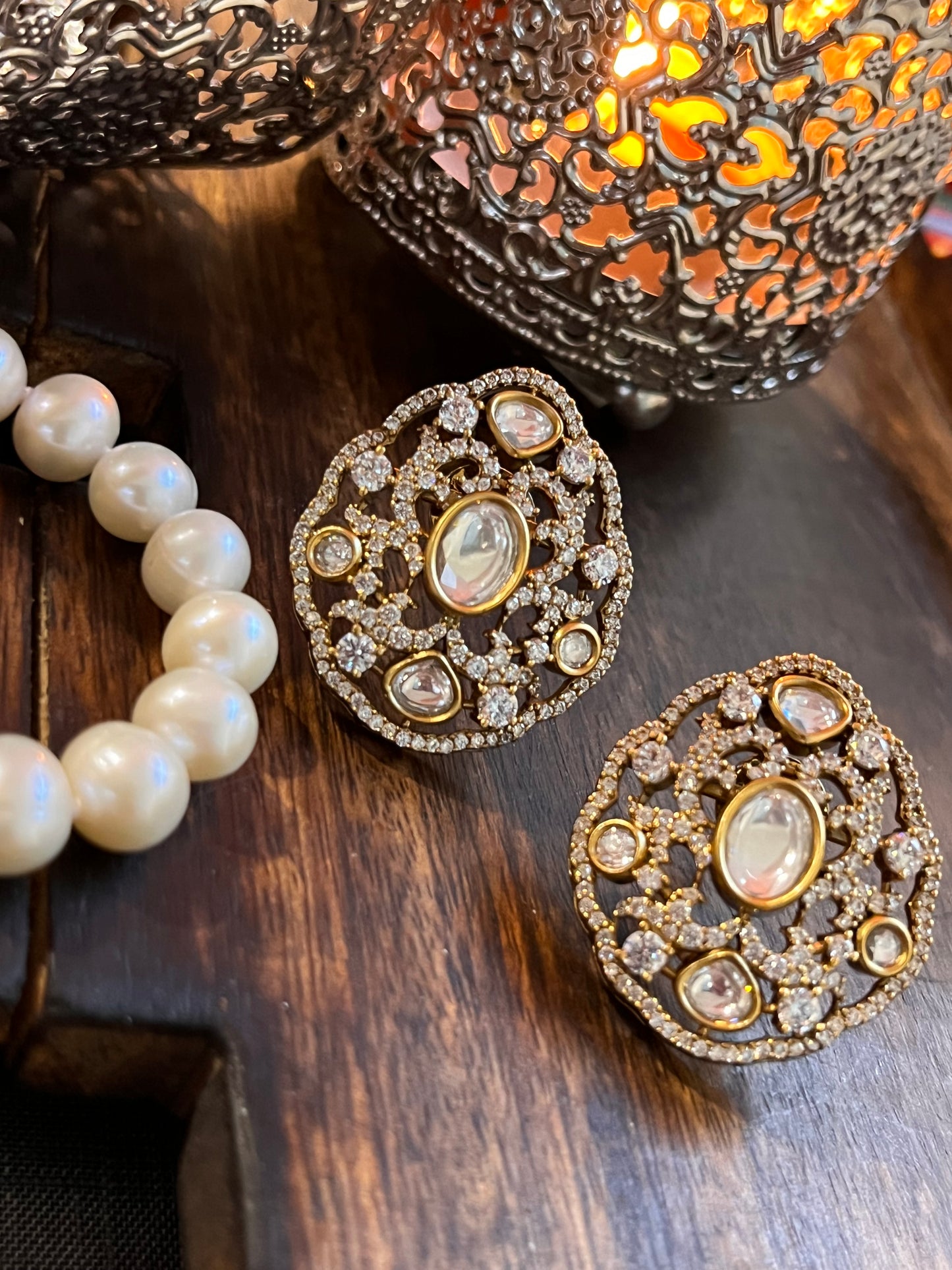 FMC289 - Uncut Kundan Studs