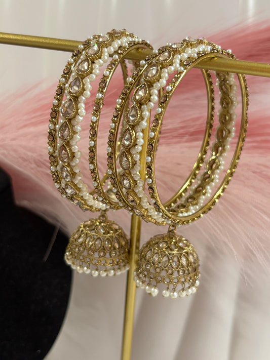 FMC238 - Polki Jhumki Bangles