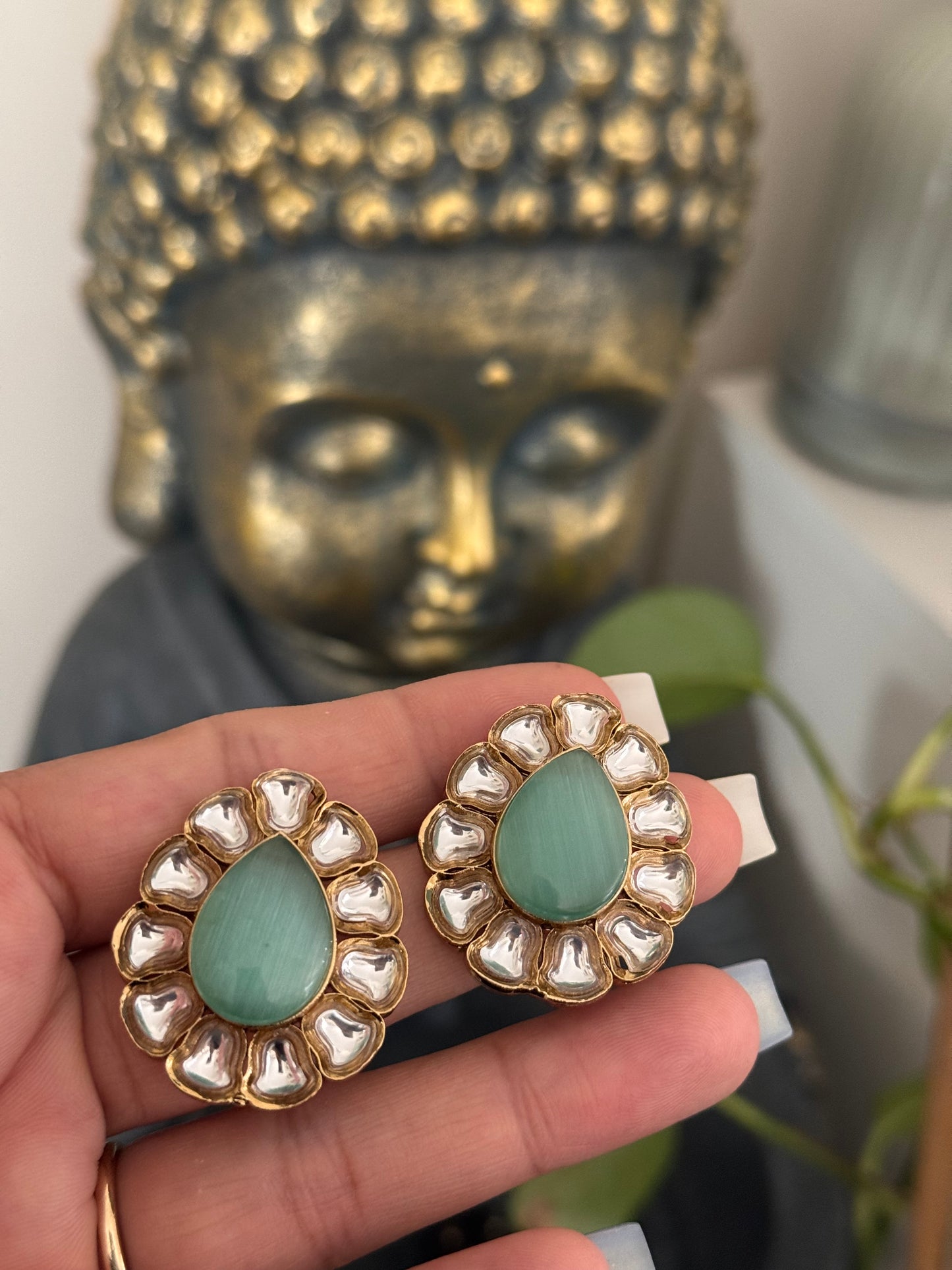 FMC151 - Kundan Stud Earrings