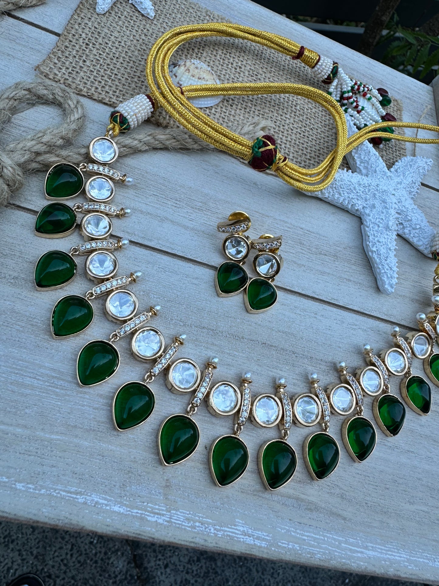 FMC2689 - Uncut Kundan Necklace