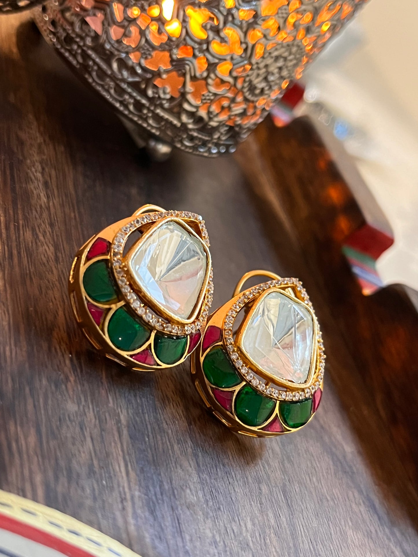 FMC219 - Uncut Kundan Studs