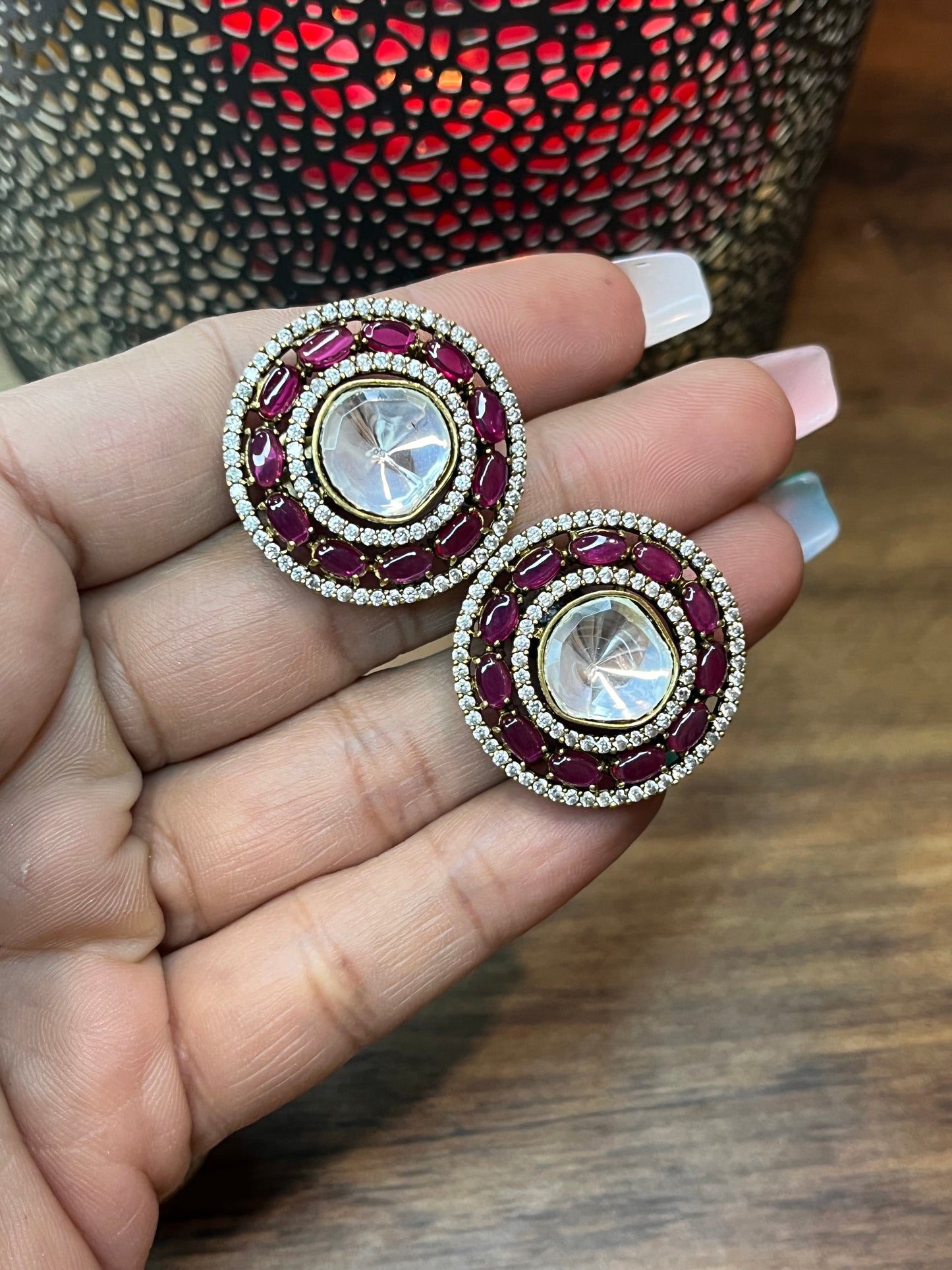 FMC1171 - Uncut kundan Studs