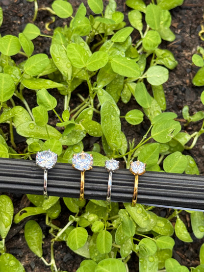 FMC345 - Solitaire Style Ring