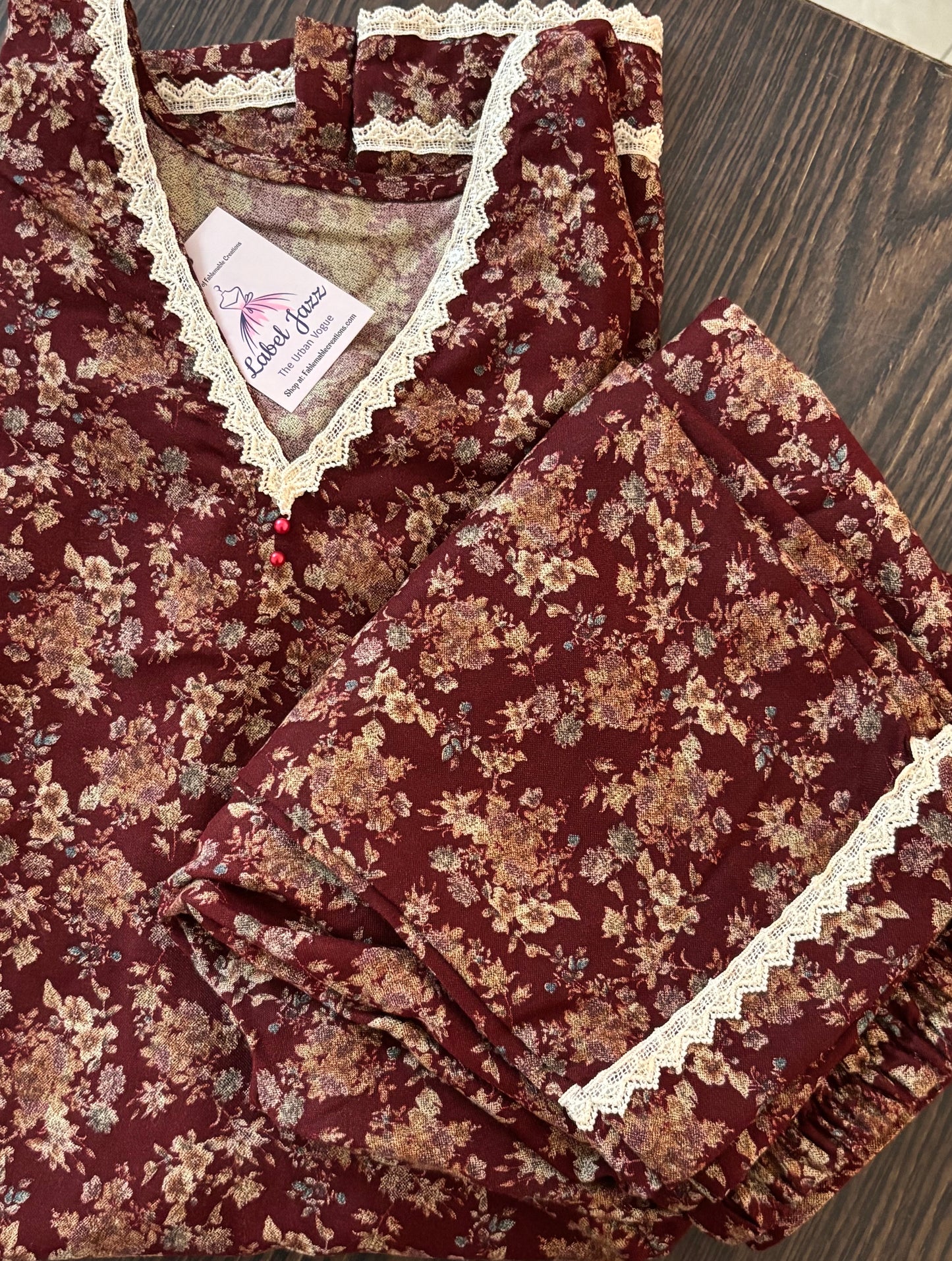 Woolen Blend Cord Set