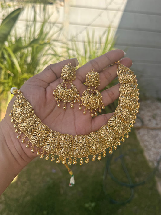 FMC3350 - 2 Gram Gold Plated Necklace Set