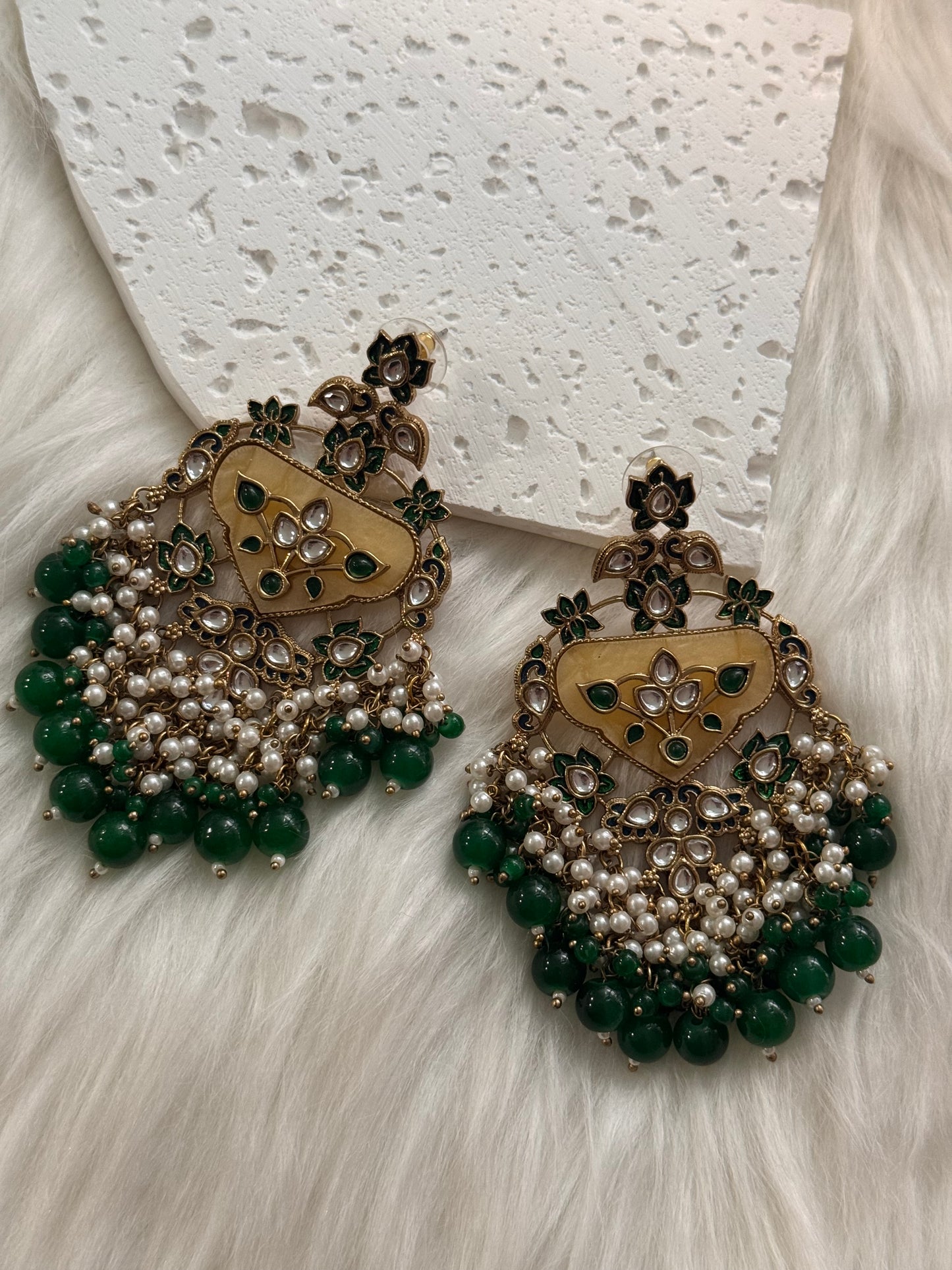 FMC675 - Kundan Earrings