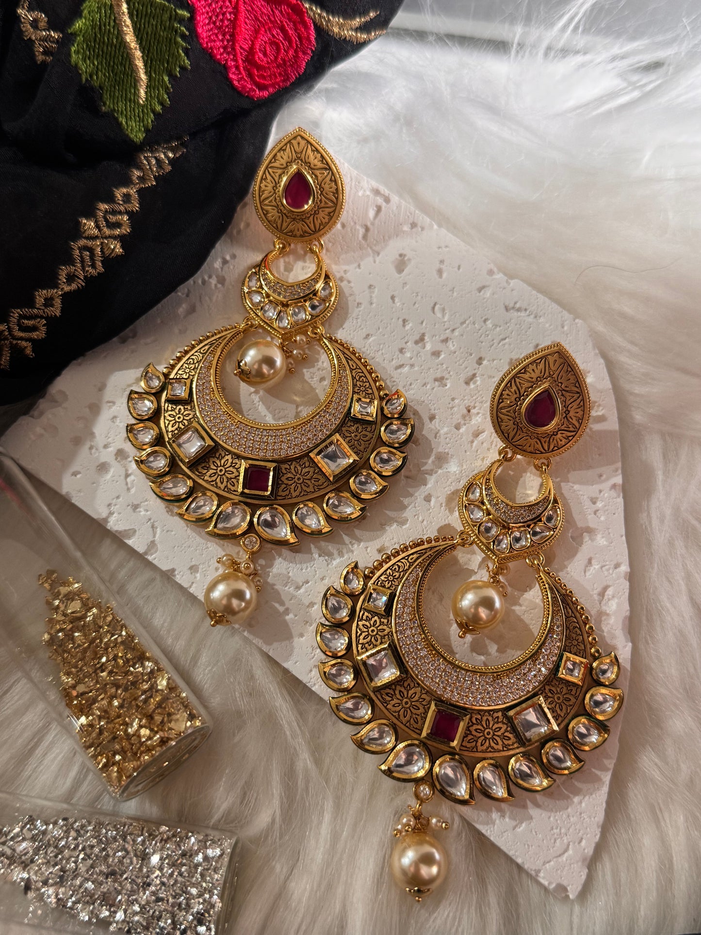 FMC1876 - Gold Plated Earrings