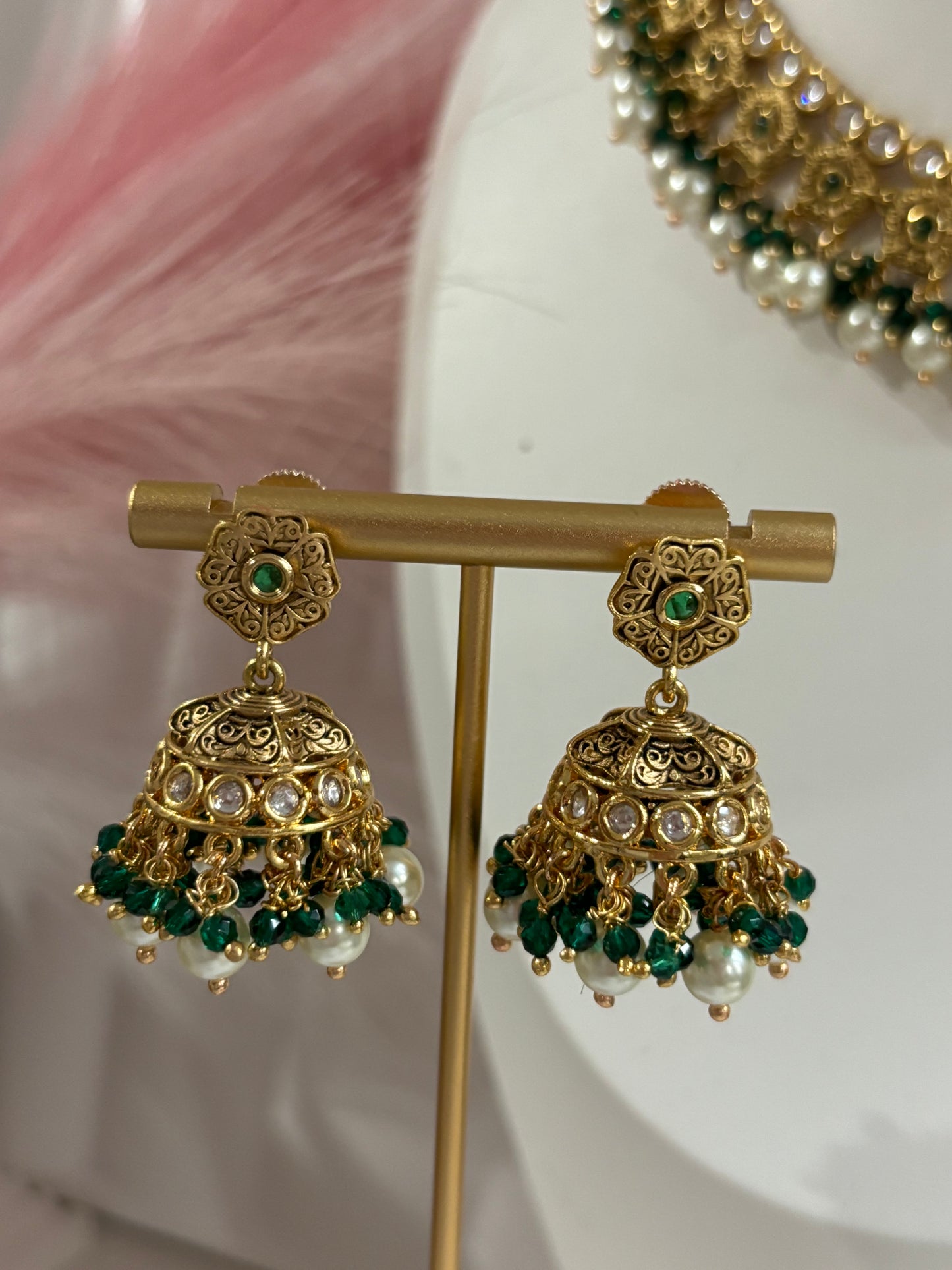FMC3032 - Uncut Kundan Amarpali Necklace