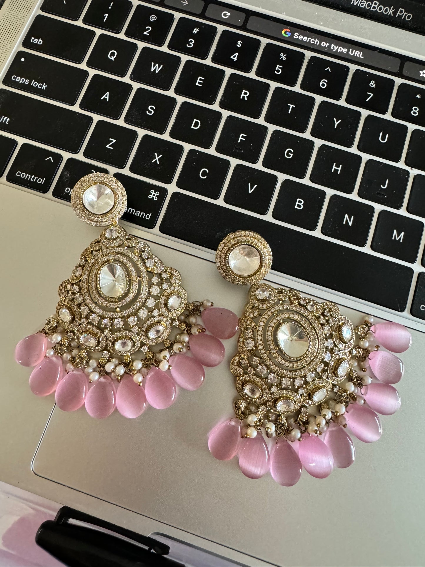 FMC1555 - Uncut Kundan Earrings