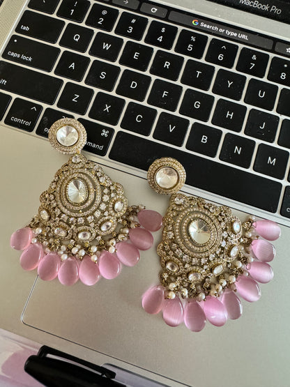 FMC1555 - Uncut Kundan Earrings