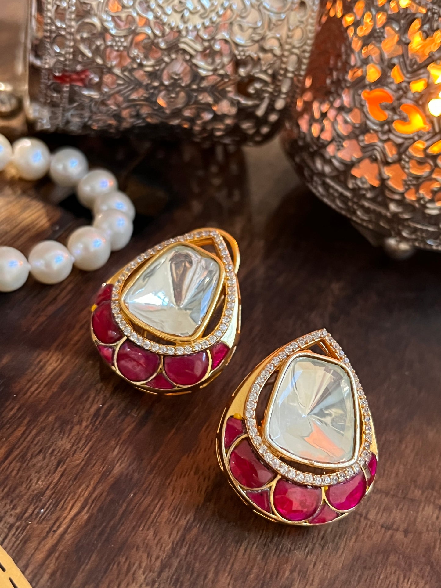 FMC219 - Uncut Kundan Studs