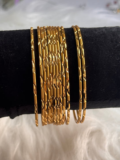 FMC2522 - Gold Foaming Bangles