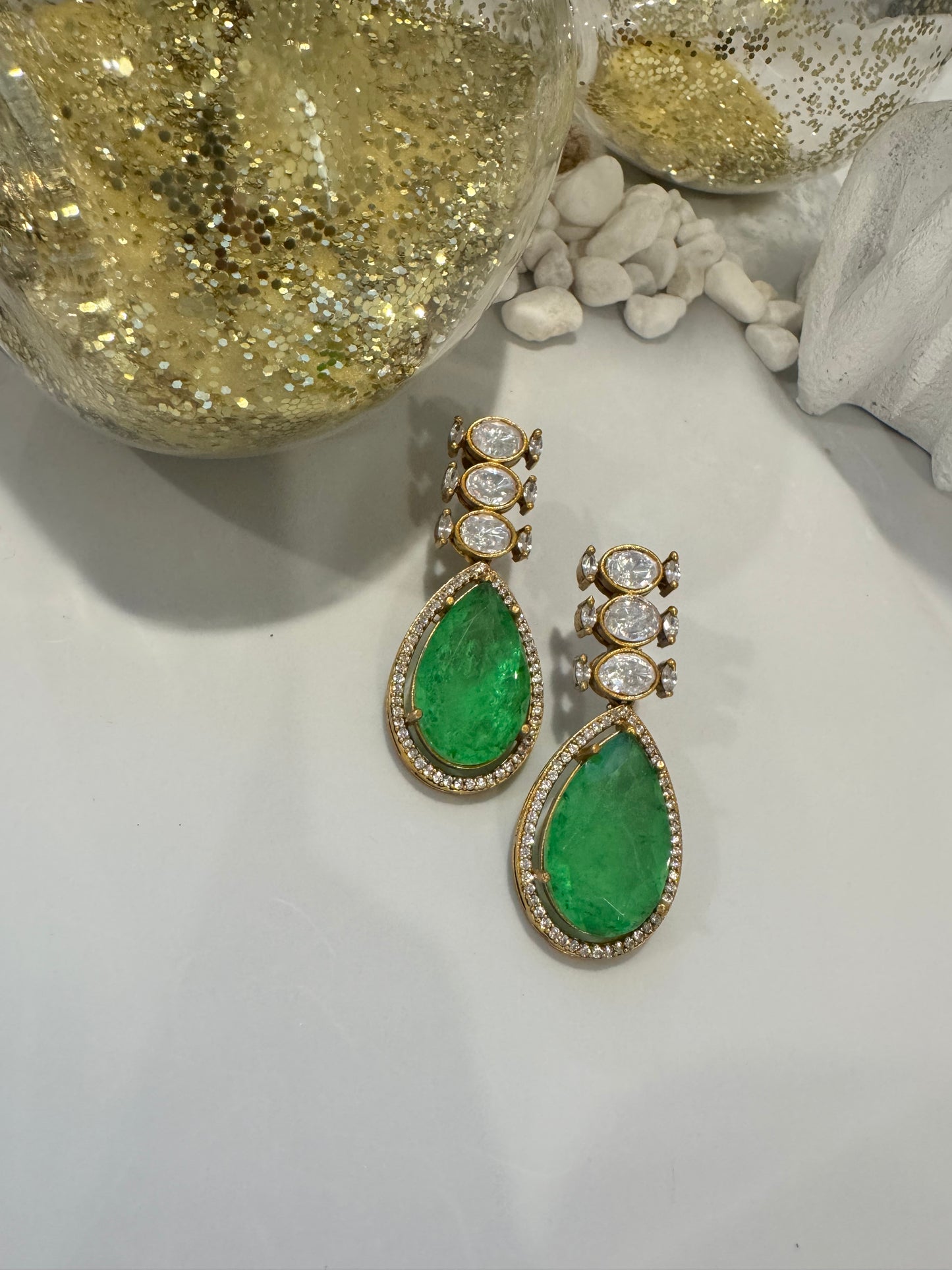 FMC645 - Mossanite doublet Earrings