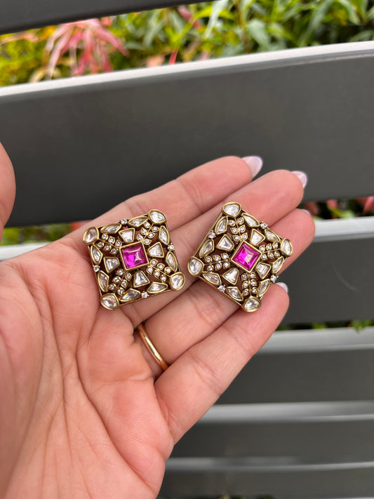 FMC301 - Uncut Kundan Studs