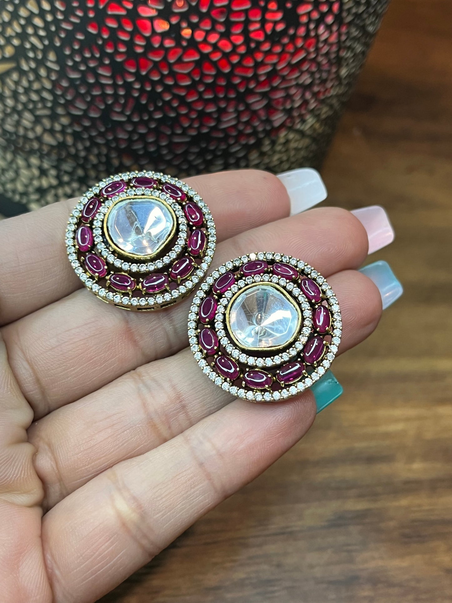 FMC1171 - Uncut kundan Studs