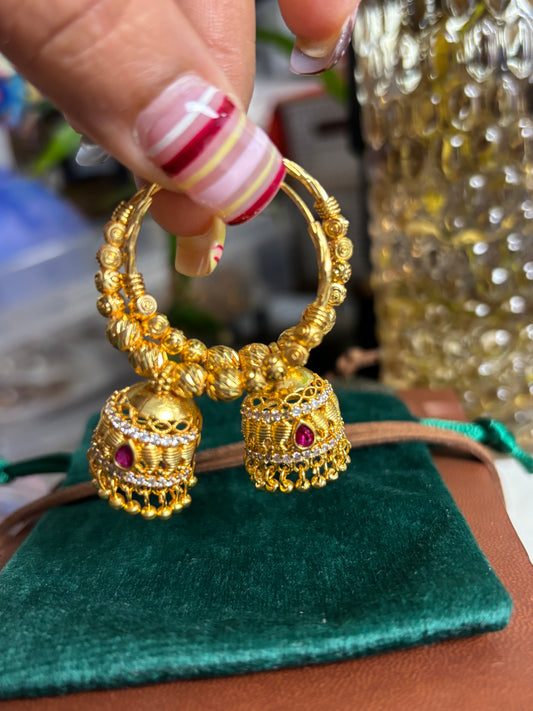 FMC9099 - Gold Plated  Traditional Hoops