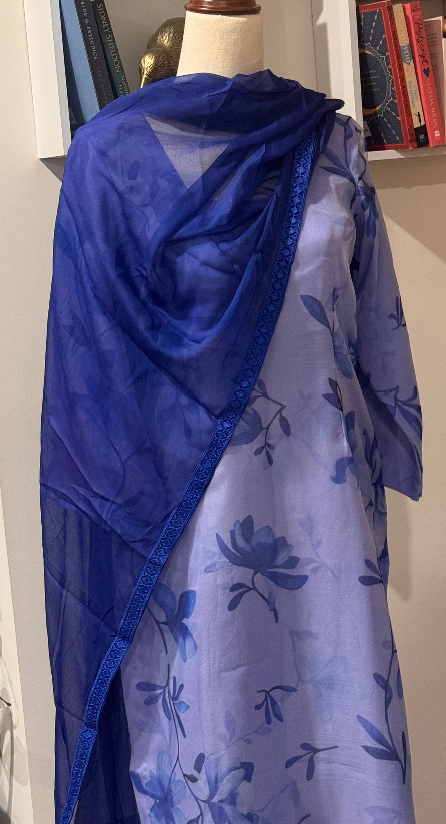 Printed Organza Salwar Suit