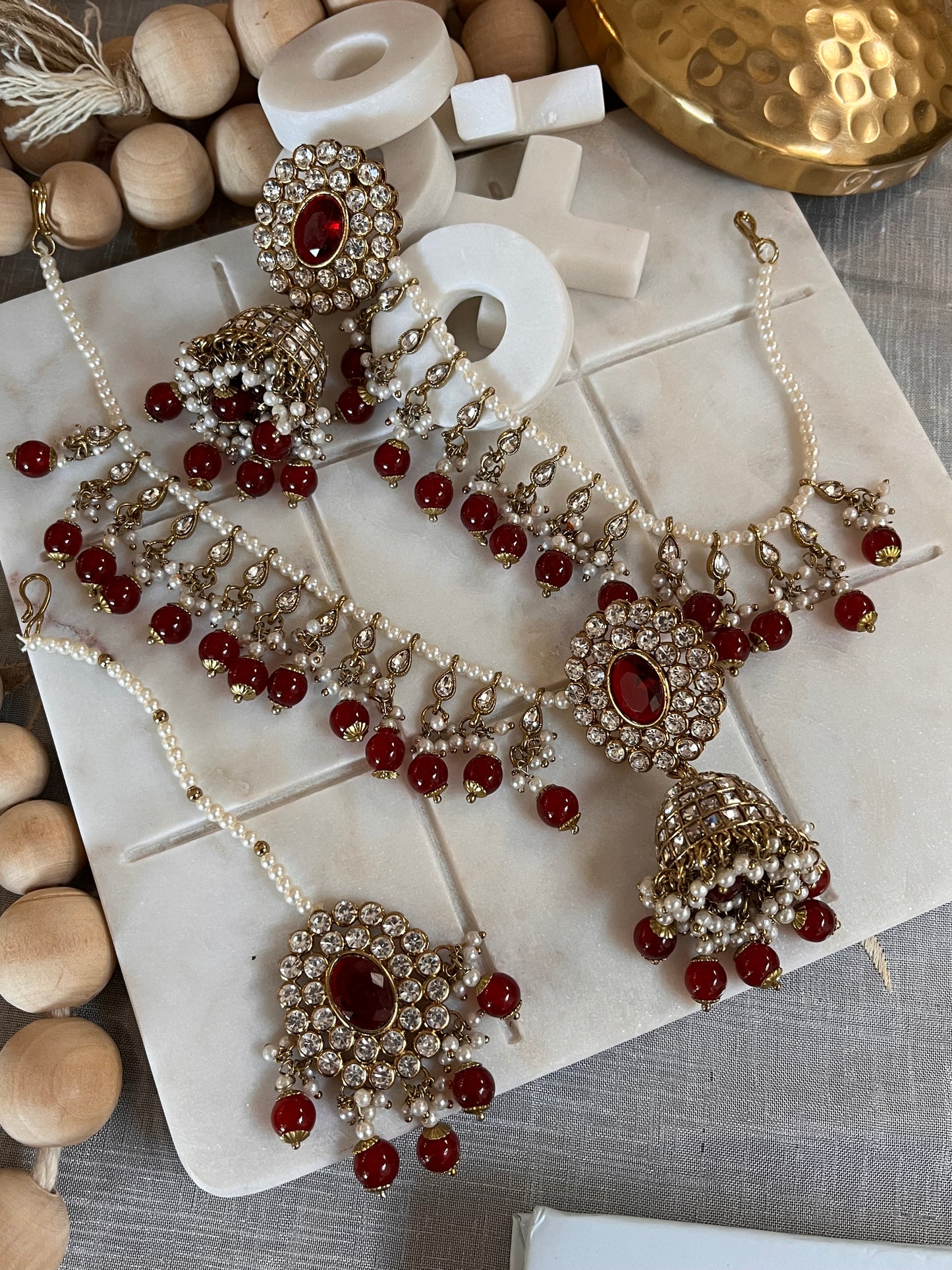 FMC567- Polki Necklace Set