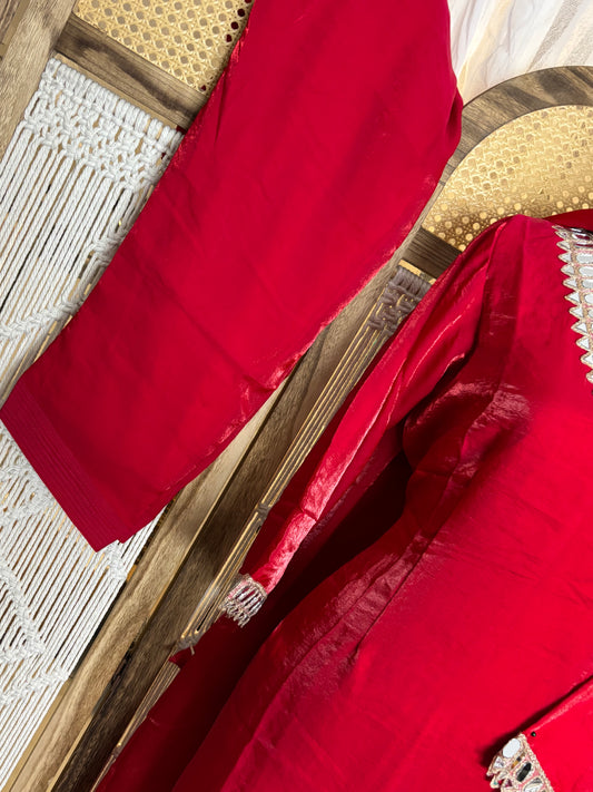 Red Salwar Suit