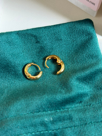 FMC510 - Gold Plated Hoops