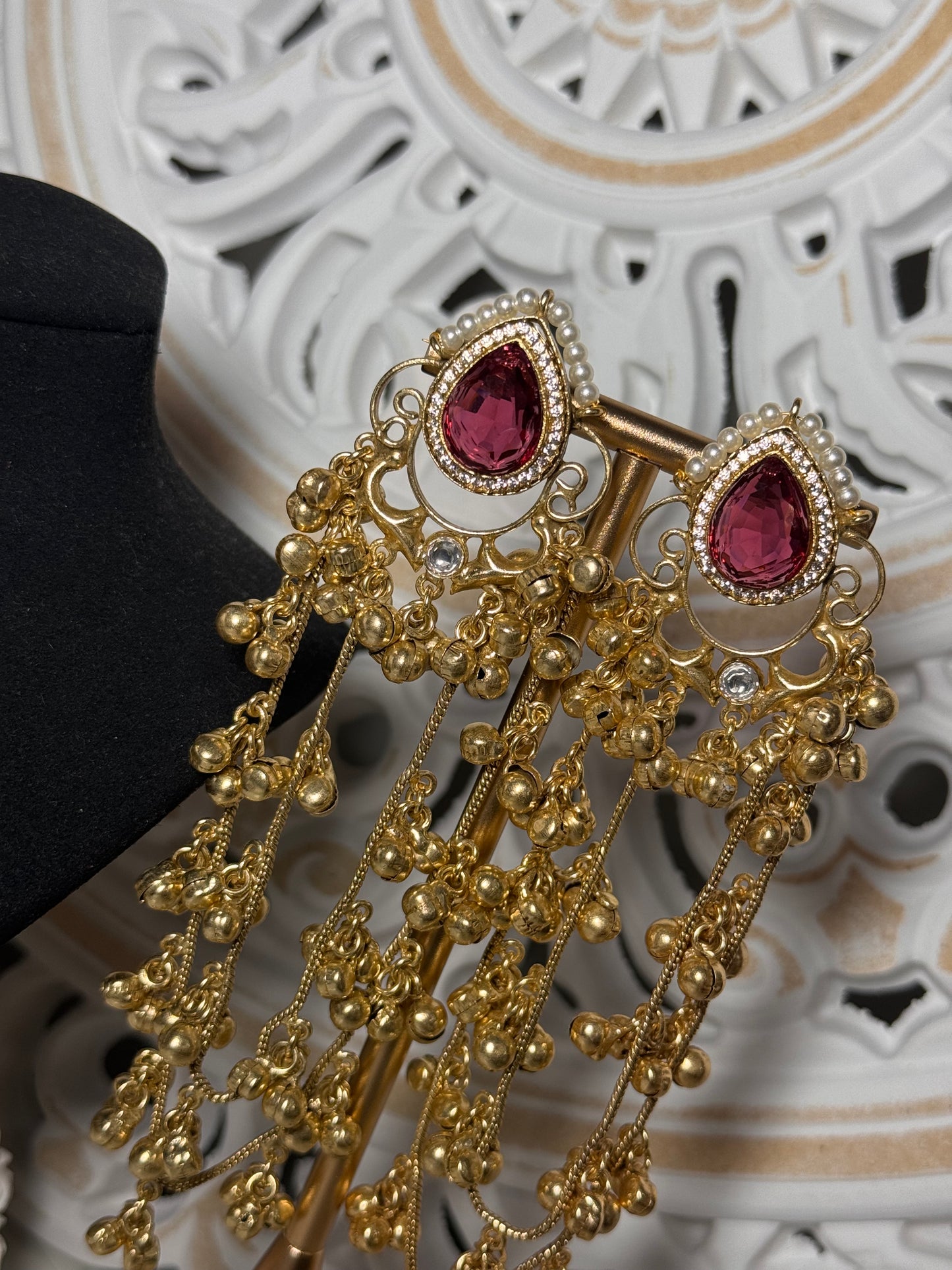 FMC979 - Brass (Kashmiri) Earrings