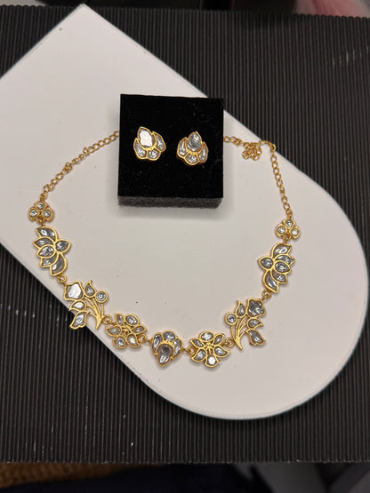 FMC1904 - Pachi Kundan Necklace