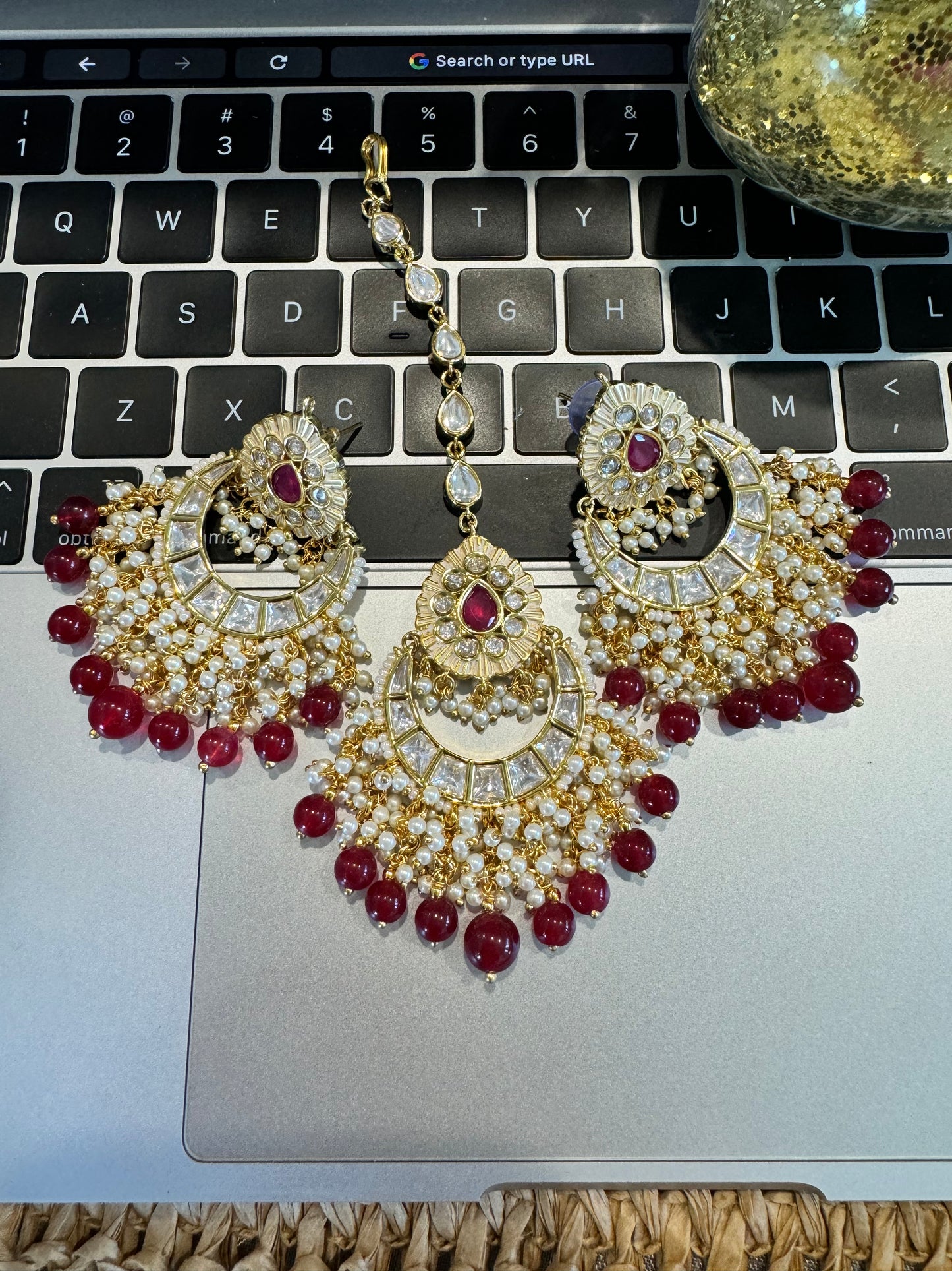 FMC12332 - Uncut Kundan Necklace