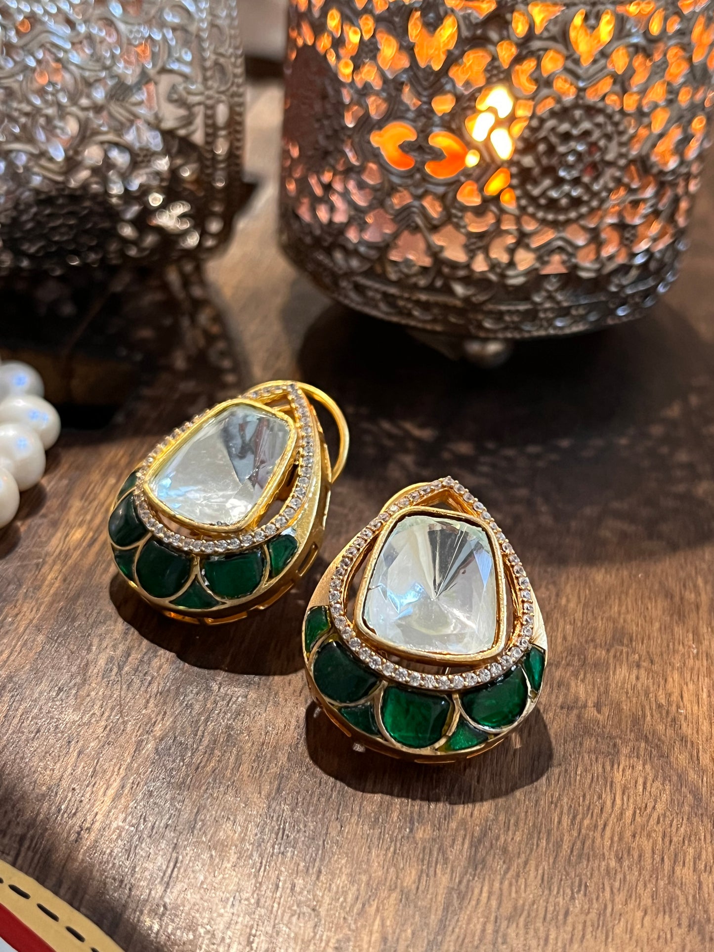 FMC219 - Uncut Kundan Studs