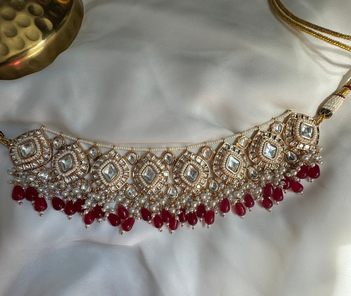 FMC1876 - Uncut Kundan Necklace