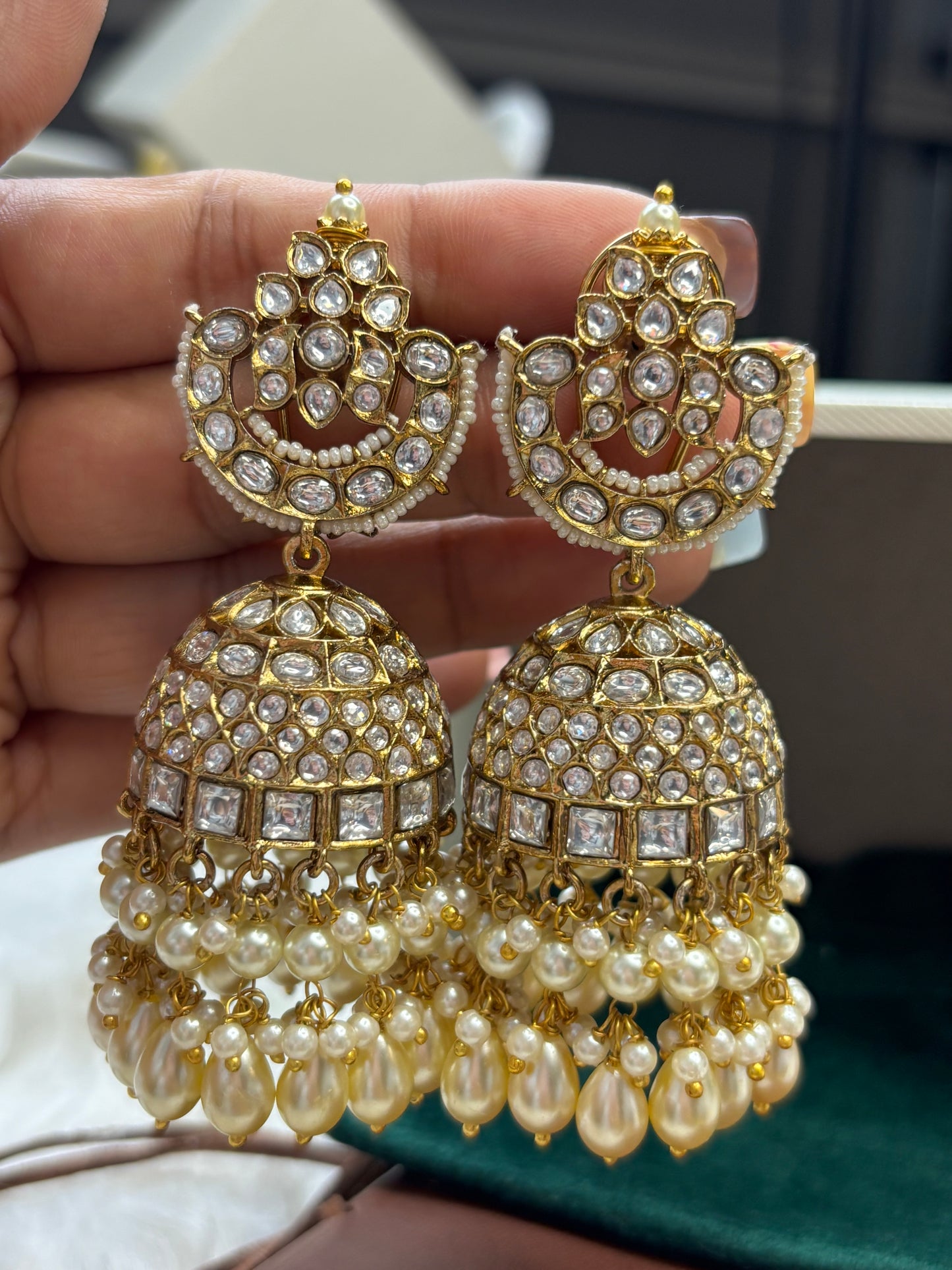 FMC2695 - Bikaneri Pachi Kundan Jhumki