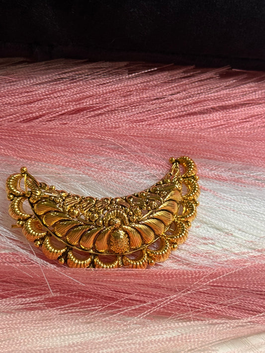 FMC964 - Antique Gold Plated Hair Clip