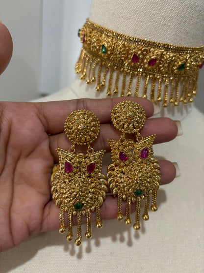 FMC4720 - 2 Gram Gold Plated Necklace Set