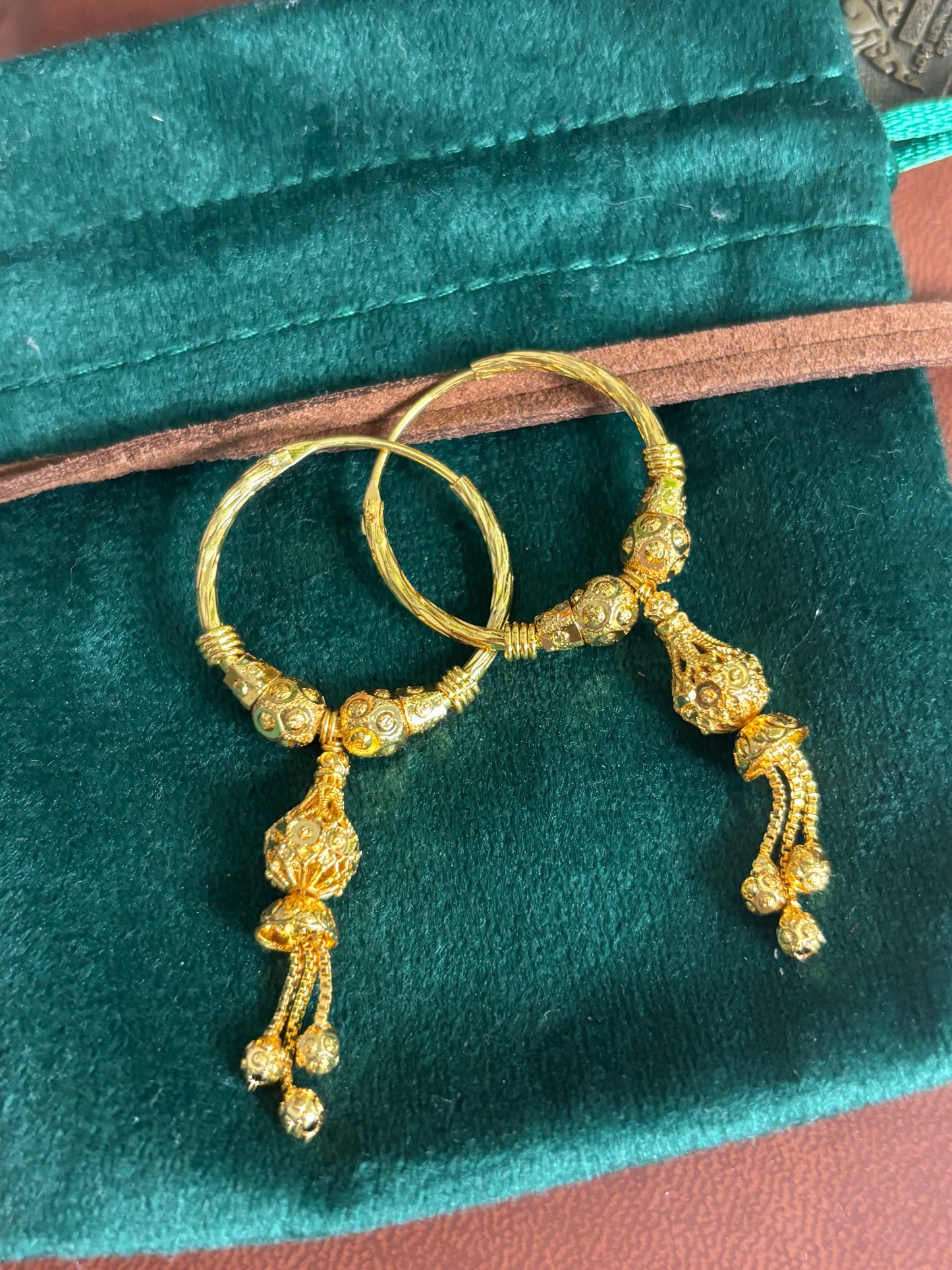 FMC9060 - Gold Plated  Traditional Hoops