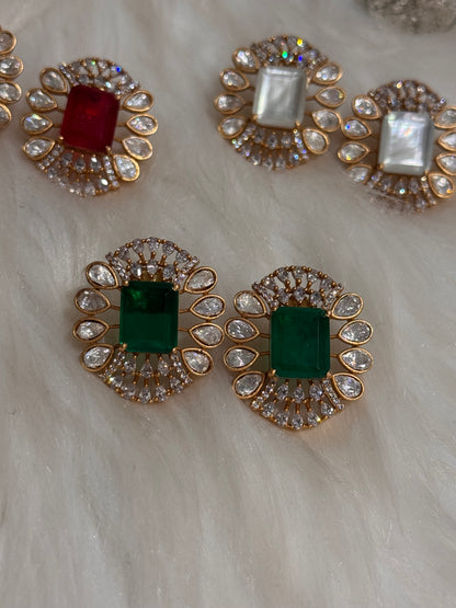 FMC985 - Mossanite Stud Earrings