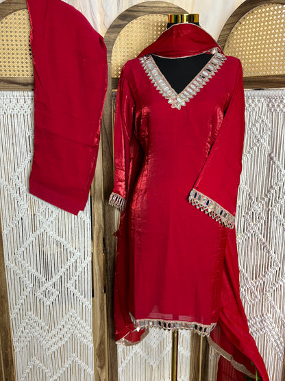Red Salwar Suit